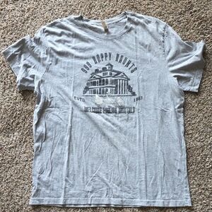 Grey Haunted Mansion Graphic Tee